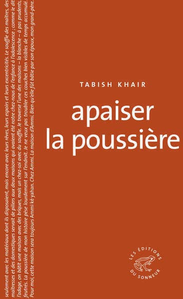 Apaiser la poussière - Tabish Khair