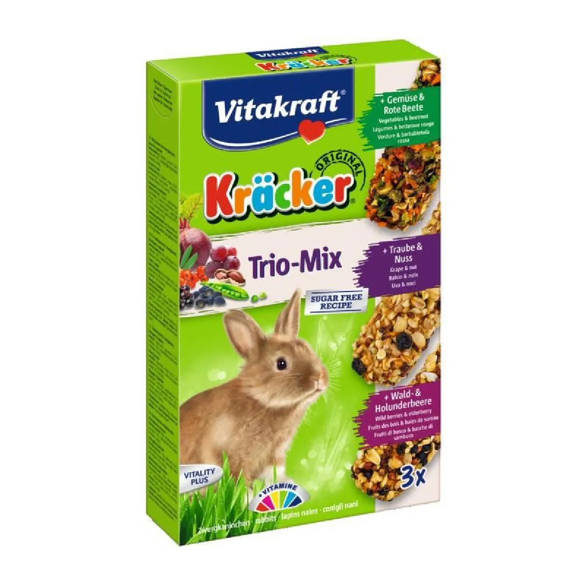 VITAKRAFT Kräcker Trio-Mix Lapin