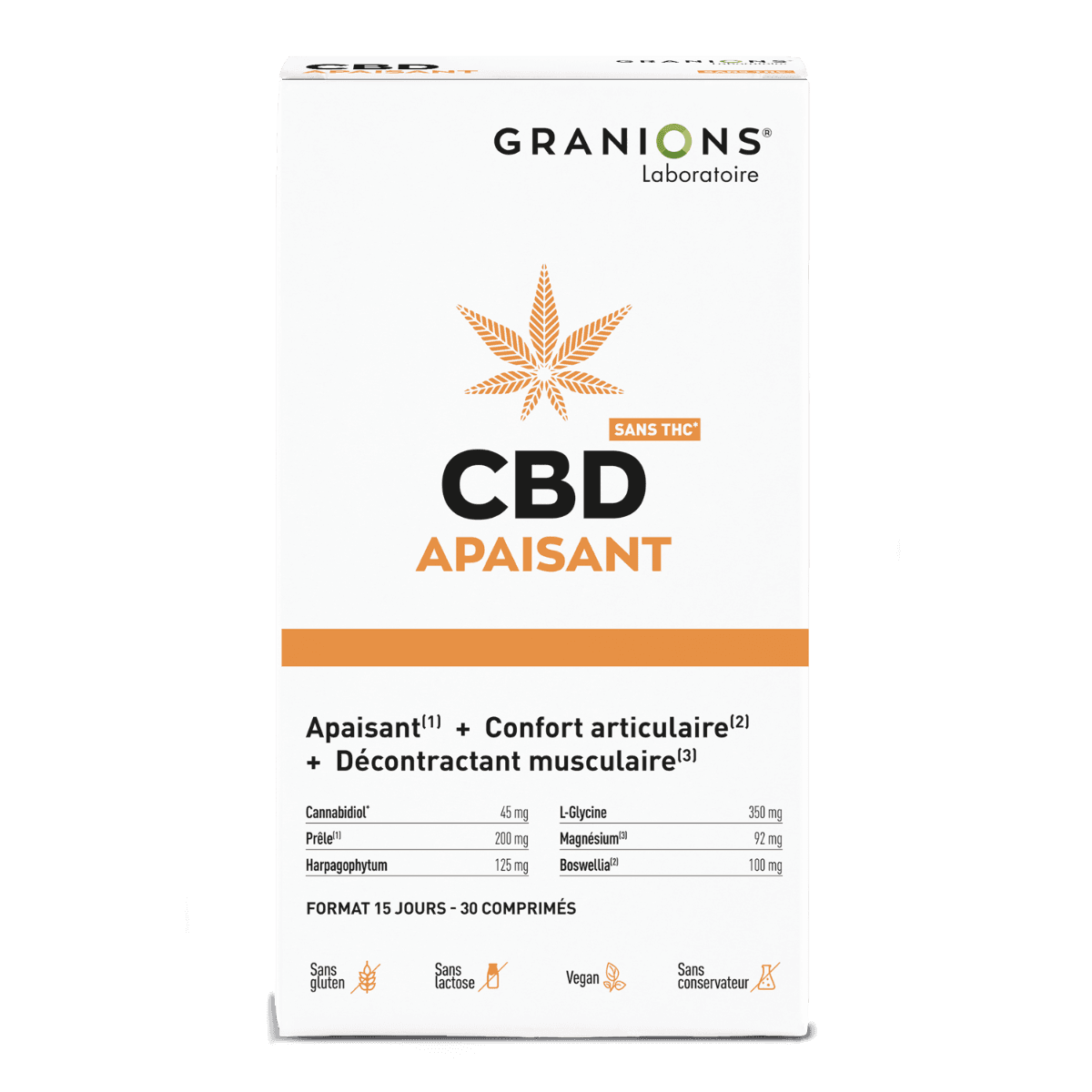 Comprimés CBD Apaisant