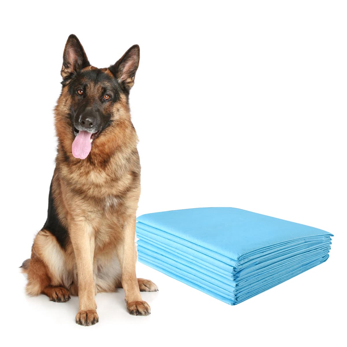 CostwayTapis éducateurs pour Chiot 5 Couches Lot de 150 Tapis Absorant pour Animaux 75x75CM