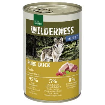 REAL NATURE WILDERNESS Nourriture humide Chien Adulte Pure Duck 6x400 g