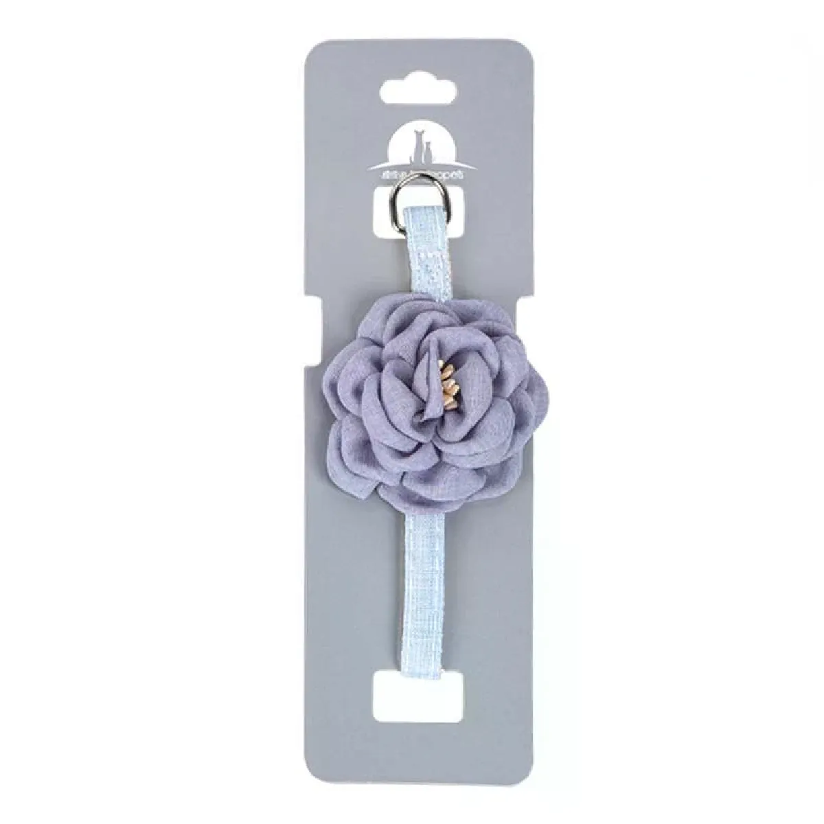Collier pour chat réglable avec nœud papillon et bouton de sécurité floral, accessoire pour animaux de compagnie, cadeau pour chiot et chat~00043