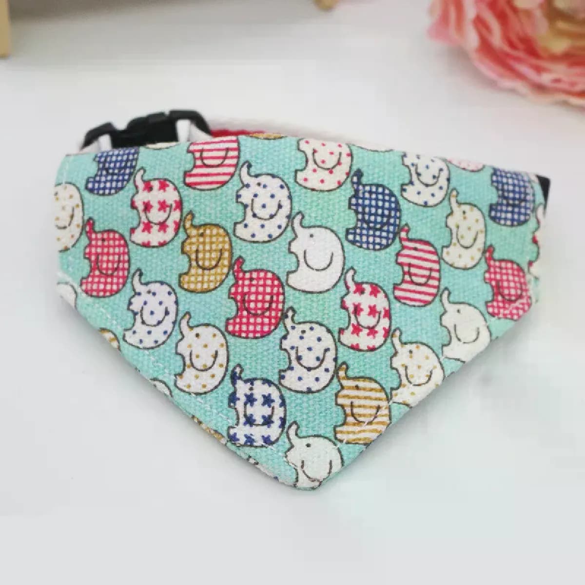 Collier réglable avec foulard pour chats et chiens, collier triangulaire avec foulard et coquillages pour chats et chats~00997