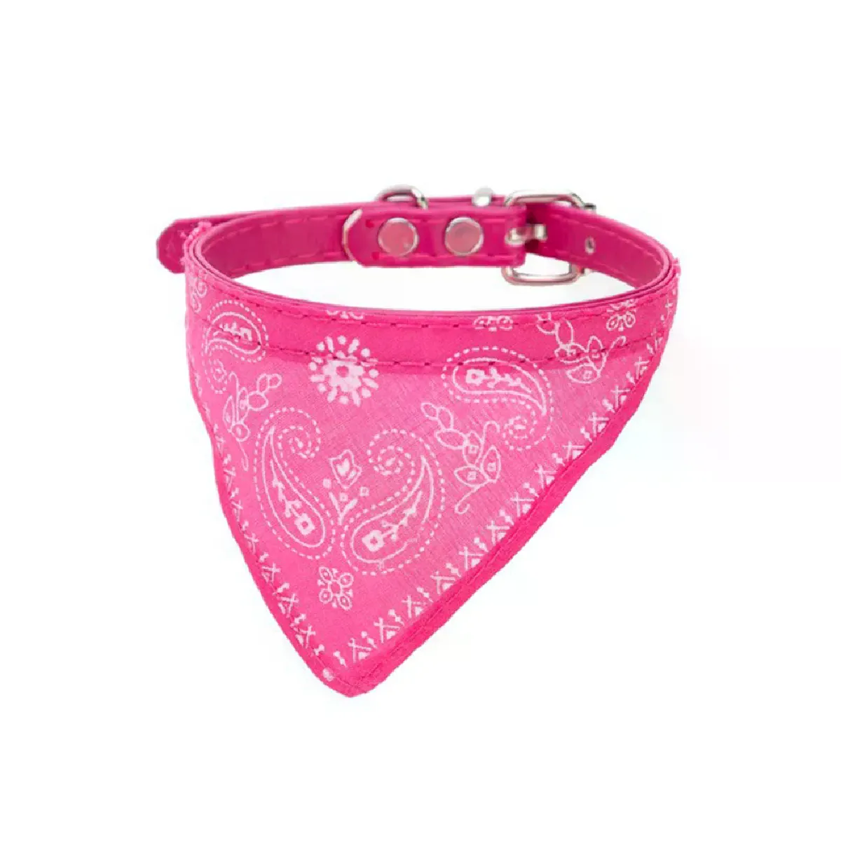 Écharpe réglable pour chiot et chat, bandana, collier pour petits chiens, chaton, bavoir, écharpe triangulaire en PU~00322